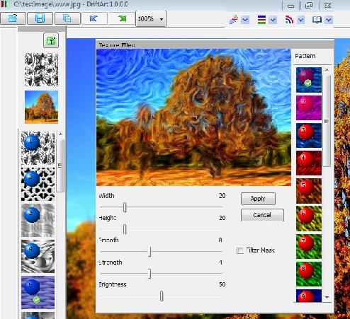 Software for generating unique digital arts