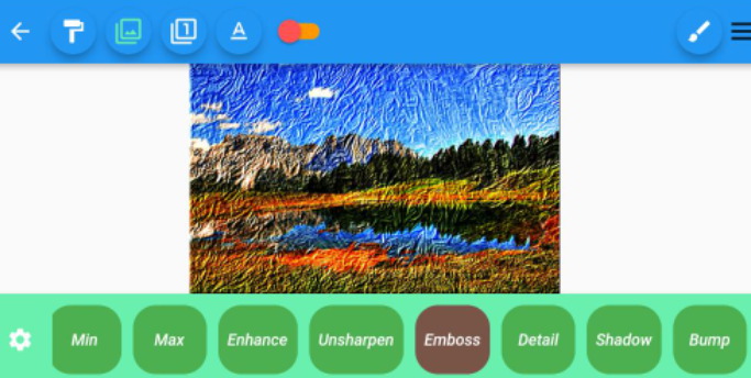 Texture application interface